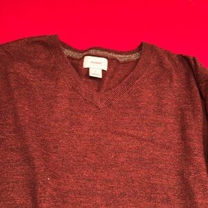 Old navy cranberry soft sweater